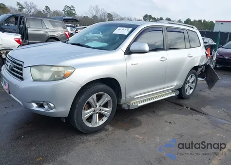 2008 Toyota Highlander Sport from USA, damaged, VIN JTEDS43AX82008366